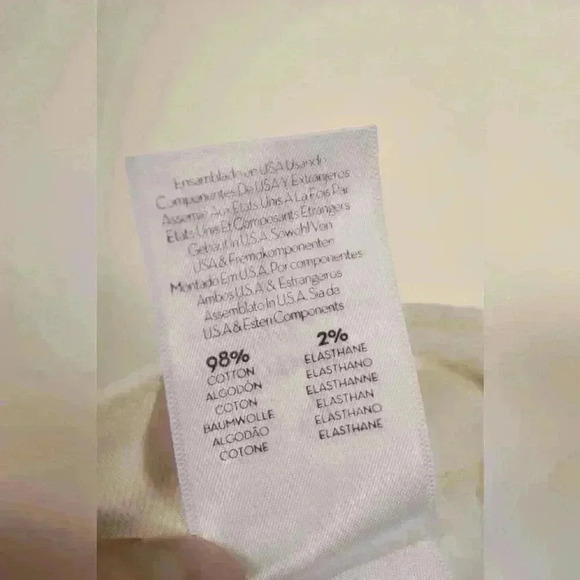 MOTHER  White Pink Side Stripe Midrise Dazzler Crop Denim 29W USA - Picture 9 of 9